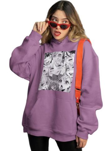 Women Full Sleeve Graphic Print Hooded Sweatshirt